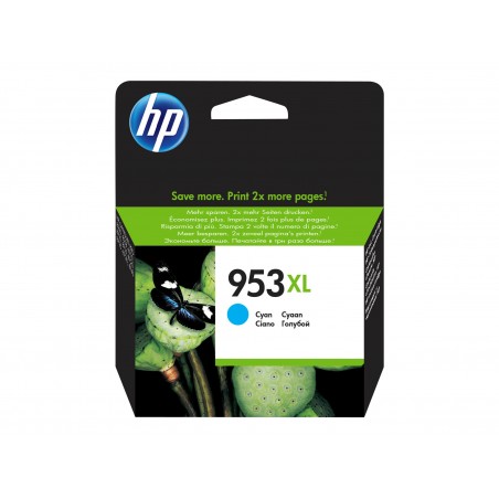 HP 953XL - à rendement élevé - cyan - originale - cartouche d'encre HP 953XL - à rendement élevé - cyan - originale - cartouche d'encre