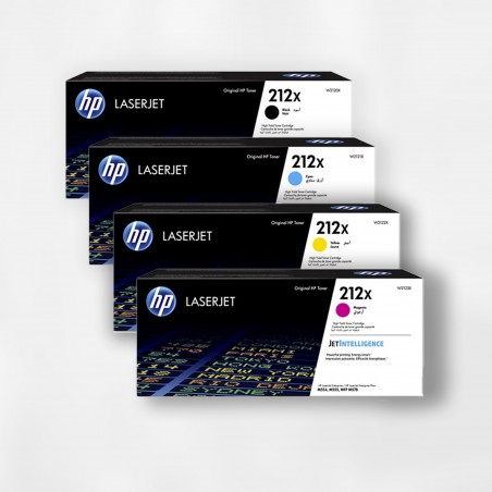 Pack de 4 toners HP 212X
