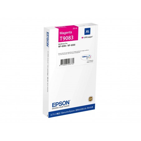 Epson T9083 - à rendement élevé - magenta - originale - cartouche d'encre Epson T9083 - à rendement élevé - magenta - originale - cartouche d'encre