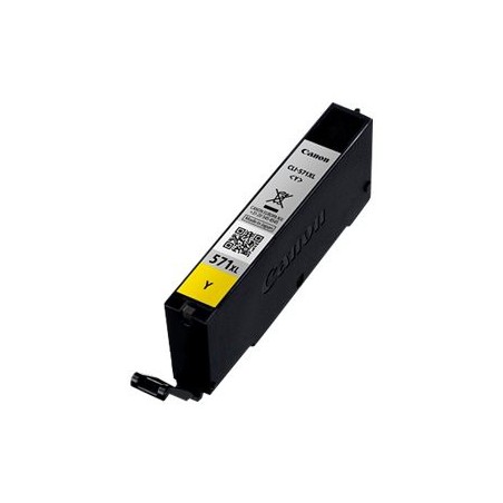 Canon CLI-571XL - à rendement élevé - jaune - originale - cartouche d'encre Canon CLI-571XL - à rendement élevé - jaune - originale - cartouche d'encre