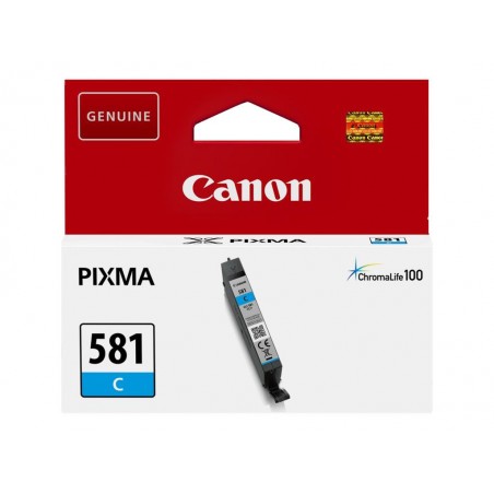 Canon CLI-581C - cyan - originale - réservoir d'encre Canon CLI-581C - cyan - originale - réservoir d'encre