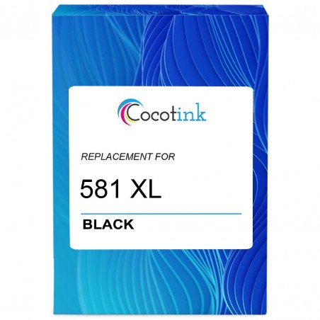 Cartouche d'encre équivalent à Canon CLI 581 XL BK Haute capacité Noir Cartouche d'encre équivalent à Canon CLI 581 XL BK Haute capacité Noir