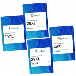 Cartouche d'encre équivalent à Epson Multipack 29XL Pack de 4 Noir, Jaune, Cyan, Magenta