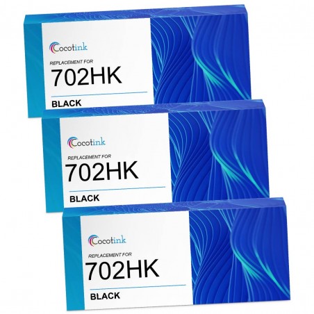 Toner équivalent à Lexmark 702HK Pack de 3 Noir Toner équivalent à Lexmark 702HK Pack de 3 Noir