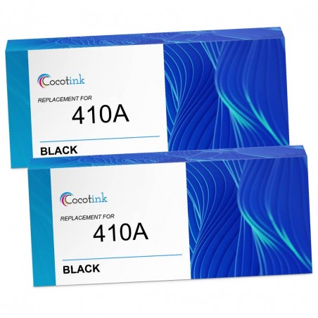 Toner équivalent à HP 410A Pack de 2 Noir Toner équivalent à HP 410A Pack de 2 Noir