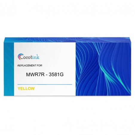 Cartouche compatible Dell MWR7R - 3581G Jaune