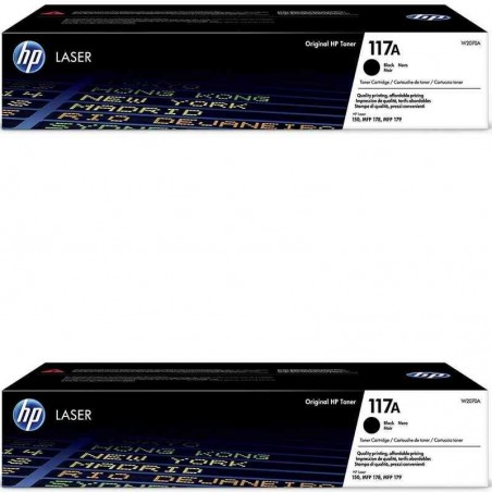 Pack de 2 cartouches de toner 117A Pack de 2 cartouches de toner 117A